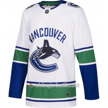 Män Ishockey Vancouver Canucks Tröja Blank Adidas Vit Authentic